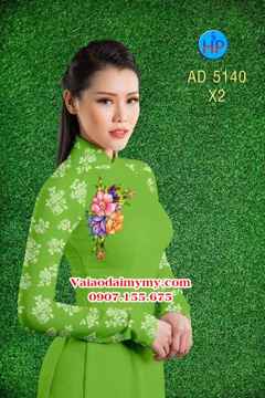 Vải áo dài Hoa in 3D AD 5140 30
