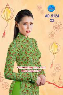 Vải áo dài Hoa nhí xinh AD 5124 31