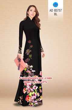 Vải áo dài Hoa in 3D AD B3757 36