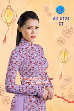 Vải áo dài Hoa nhí xinh AD 5124 36