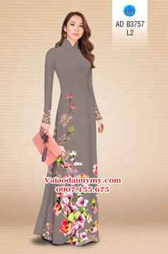 Vải áo dài Hoa in 3D AD B3757 27