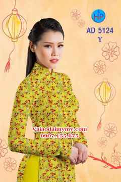 Vải áo dài Hoa nhí xinh AD 5124 29