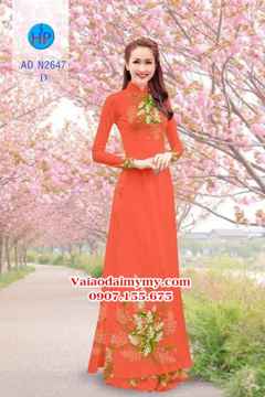Vải áo dài Hoa Lan AD N2647 32