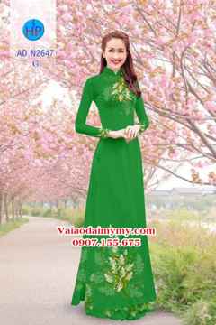 Vải áo dài Hoa Lan AD N2647 27