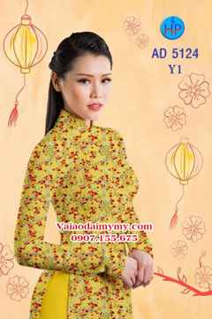 Vải áo dài Hoa nhí xinh AD 5124 30