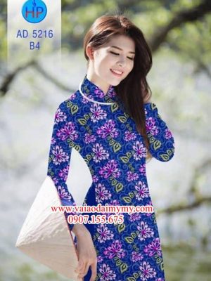 Vải áo dài Hoa đều siêu đẹp AD 5216