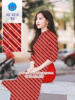 Vải áo dài Sọc rất tây AD 5215