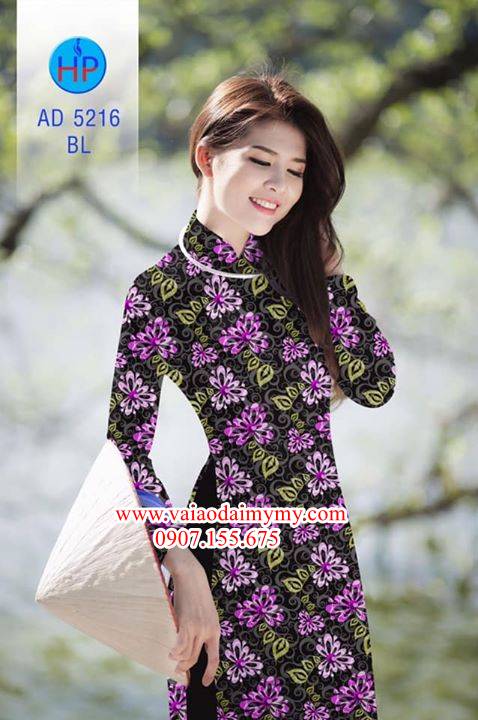 Vải áo dài Hoa đều siêu đẹp AD 5216 26