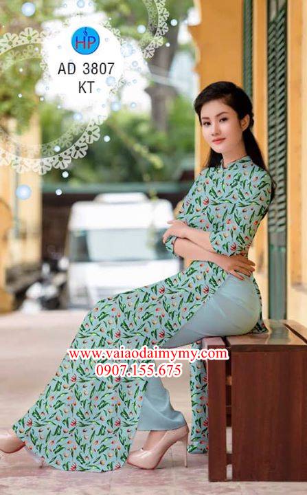 Vải áo dài Hoa nhỏ xinh AD 3807 30