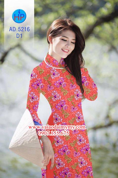 Vải áo dài Hoa đều siêu đẹp AD 5216 28