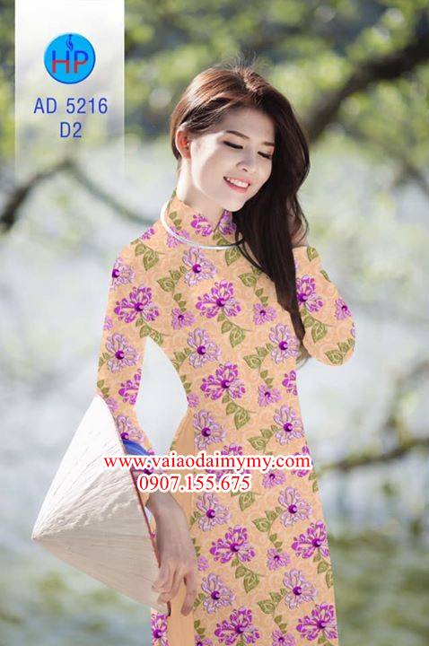 Vải áo dài Hoa đều siêu đẹp AD 5216 27