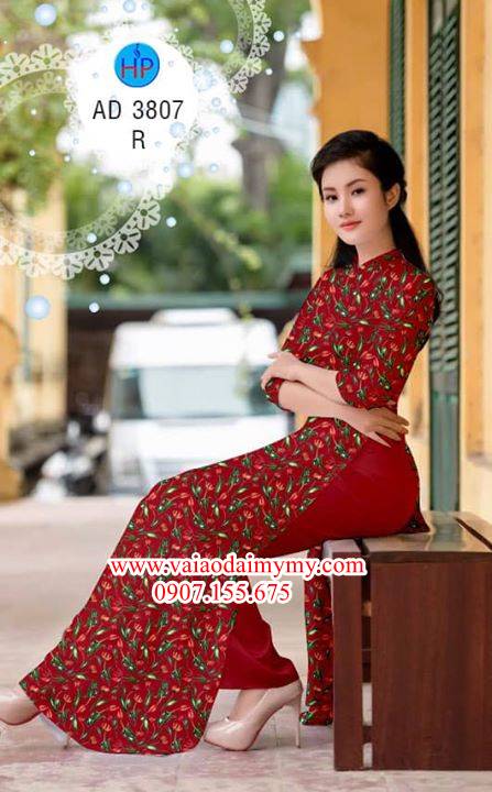 Vải áo dài Hoa nhỏ xinh AD 3807 33