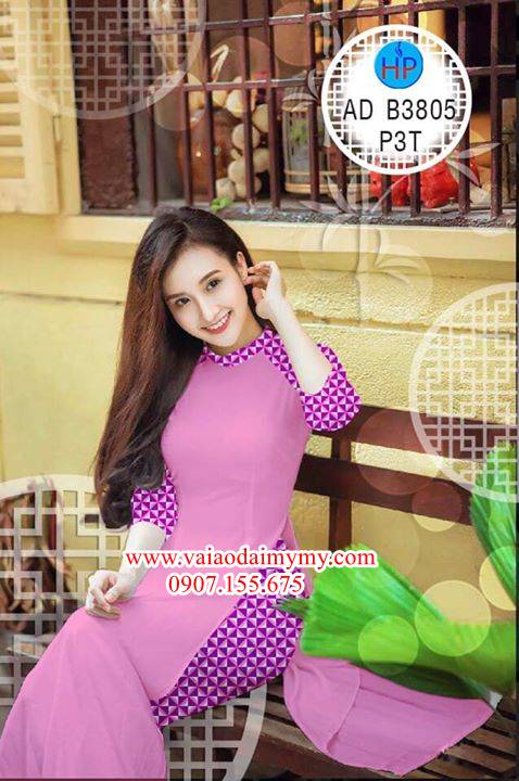 Vải áo dài Hoa văn hot AD B3805 31