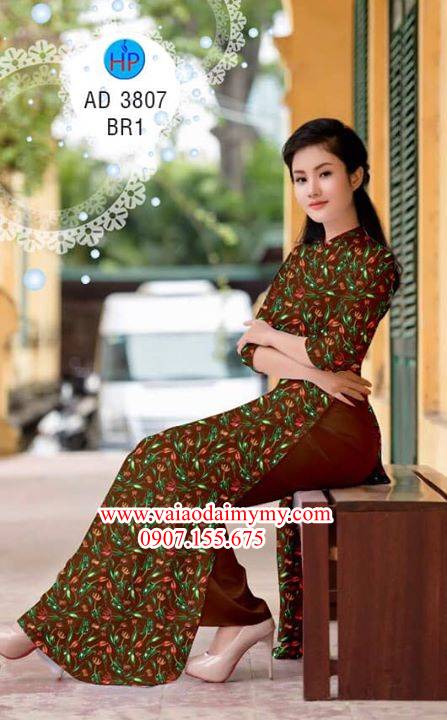 Vải áo dài Hoa nhỏ xinh AD 3807 28
