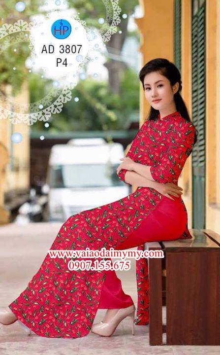 Vải áo dài Hoa nhỏ xinh AD 3807 36