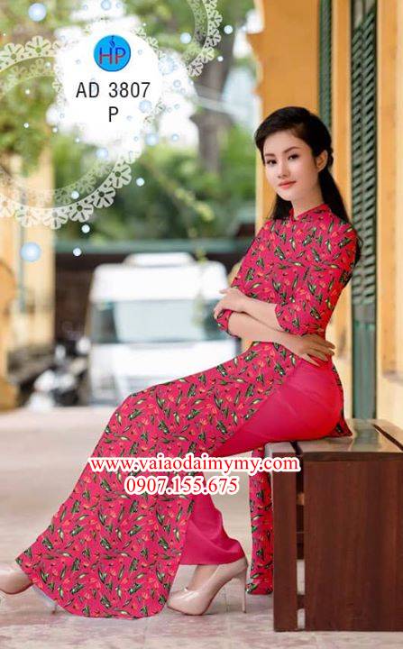 Vải áo dài Hoa nhỏ xinh AD 3807 35