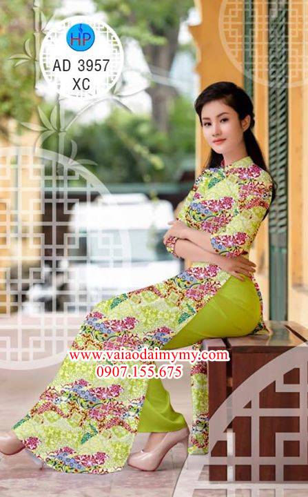 Vải áo dài Hoa văn đều AD 3957 36