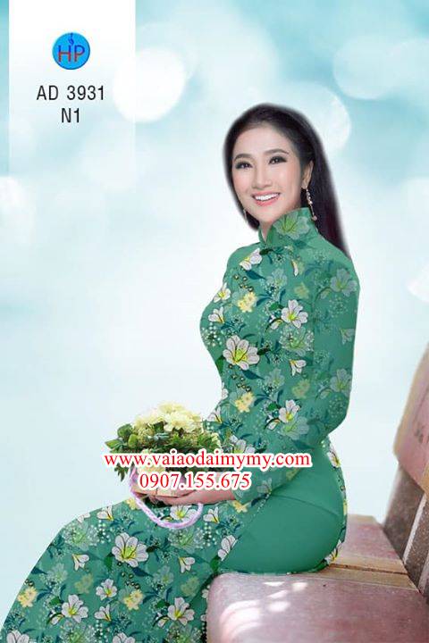 Vải áo dài Hoa đều AD 3931 36