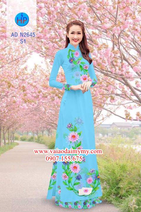 Vải áo dài Hoa Cúc AD N2645 27