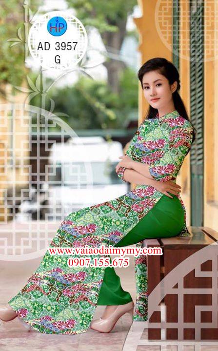 Vải áo dài Hoa văn đều AD 3957 35