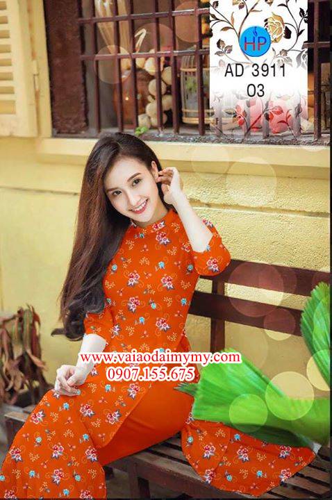 Vải áo dài Hoa nhỏ xinh AD 3911 30