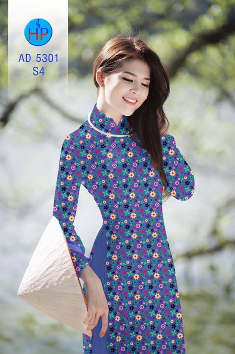 Vải áo dài Hoa nhí AD 5301 35