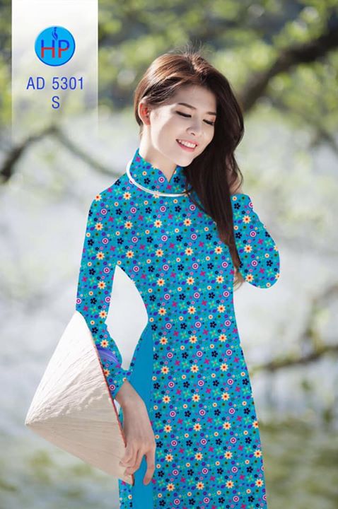 Vải áo dài Hoa nhí AD 5301 36