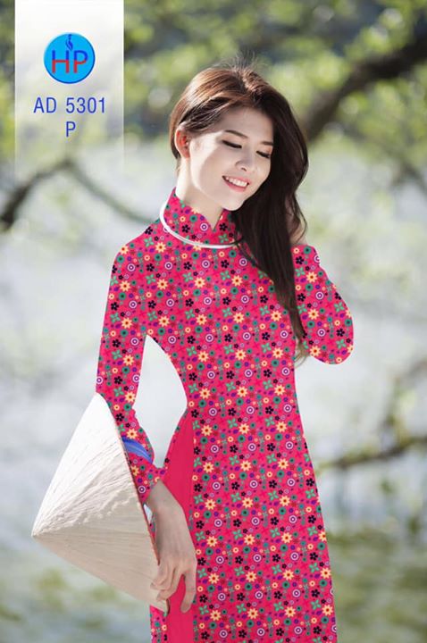 Vải áo dài Hoa nhí AD 5301 34