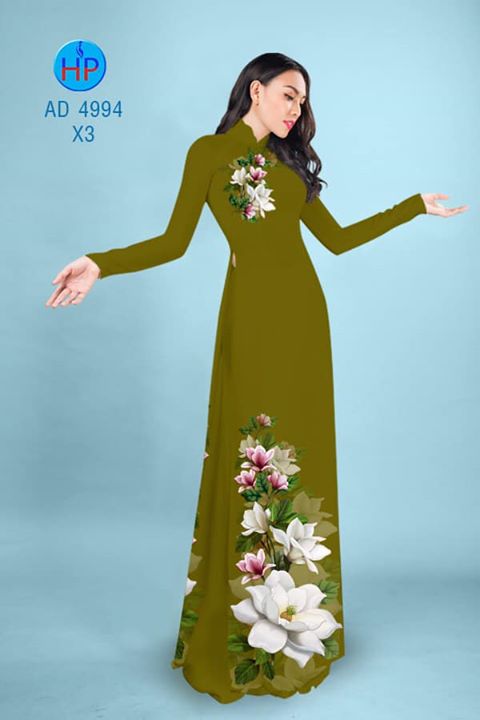 Vải áo dài Hoa in 3D AD 4994 32