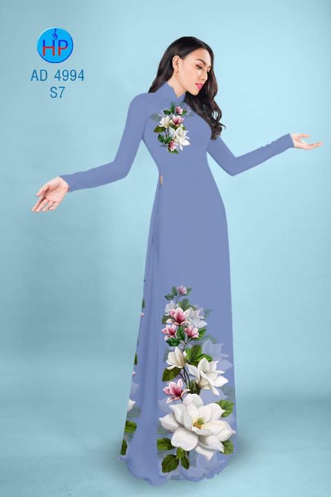 Vải áo dài Hoa in 3D AD 4994 33