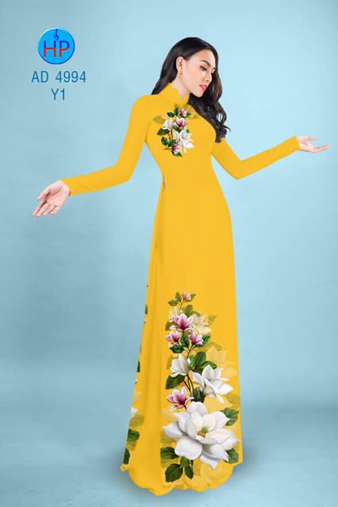 Vải áo dài Hoa in 3D AD 4994 35