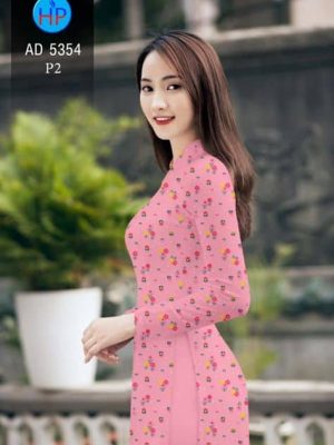Vải áo dài Hoa nhí xinh AD 5354