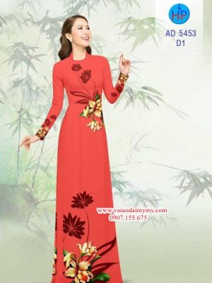 Vải áo dài Hoa Lan AD 5453