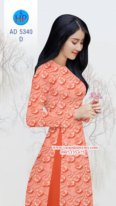 Vải áo dài Hoa in 3D AD 5340 29