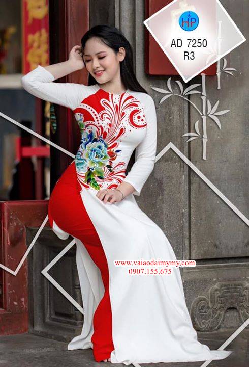 Vải áo dài Hoa eo AD 7250 31