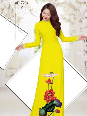 Vai Ao Dai Hoa Sen Nhe Nhang (2)