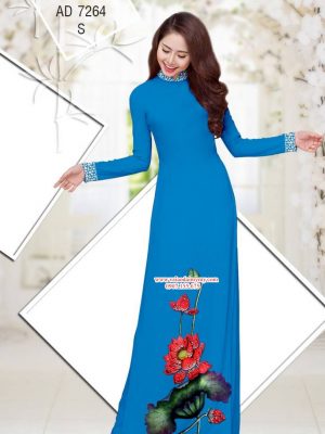 Vai Ao Dai Hoa Sen Nhe Nhang (3)