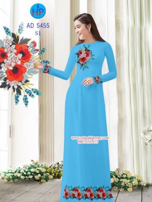 Vai Ao Dai Hoa Tren Duoi (4)