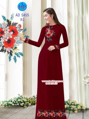 Vai Ao Dai Hoa Tren Duoi (5)