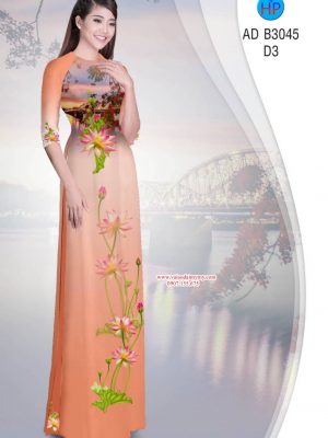 Vai Ao Dai Phong Canh Va Hoa Sen (13)