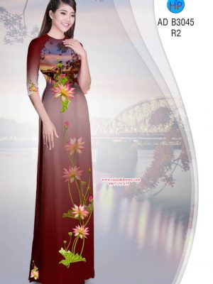 Vai Ao Dai Phong Canh Va Hoa Sen (5)