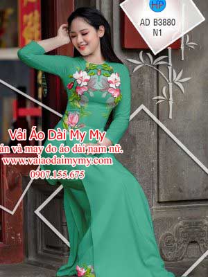 Vai Ao Dai Hoa Dep Tren Nguc Ao (3)