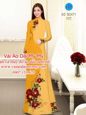 Vai Ao Dai Hoa Hong (3)