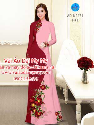 Vai Ao Dai Hoa Hong (9)