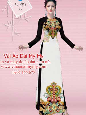 Vai Ao Dai Hoa Van Dep Tren Duoi (2)