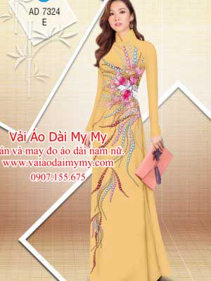 Vai Ao Dai Hoa Van Ngay Nguc (2)