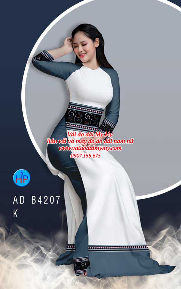 Vải áo dài Hoa văn thổ cẩm AD B4207 20