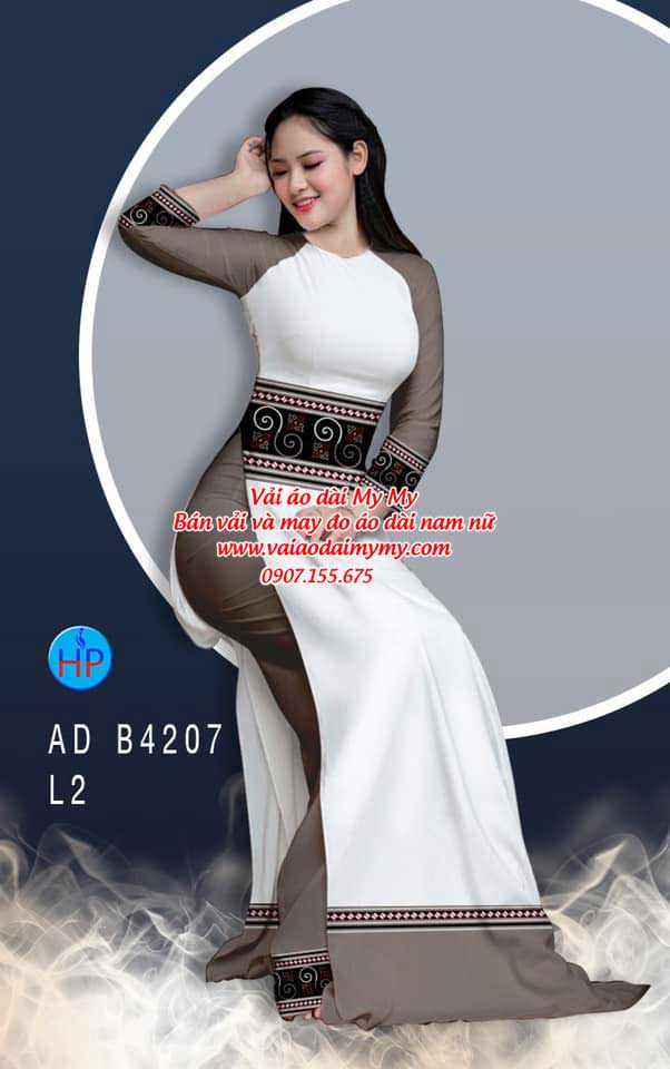 Vải áo dài Hoa văn thổ cẩm AD B4207 22