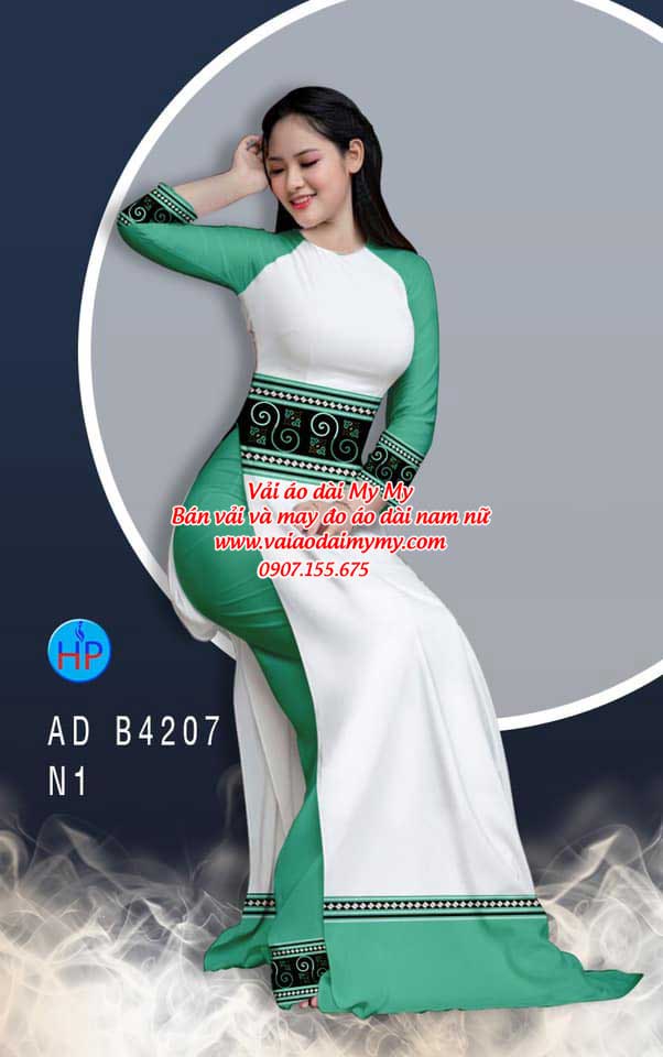 Vải áo dài Hoa văn thổ cẩm AD B4207 21
