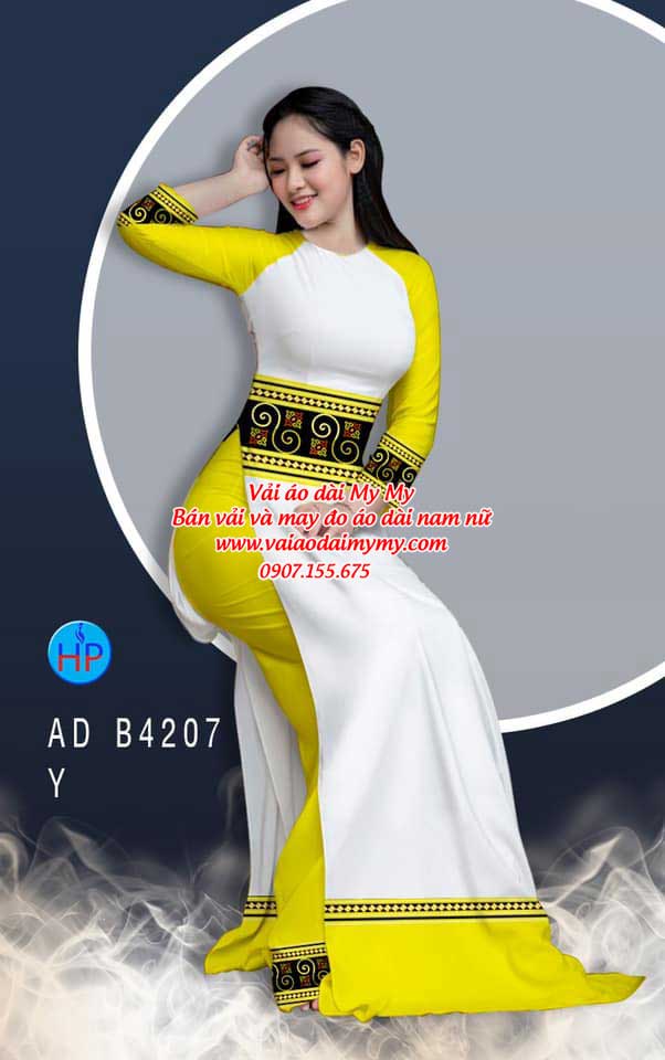 Vải áo dài Hoa văn thổ cẩm AD B4207 30